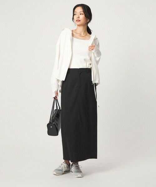 green label relaxing / グリーンレーベル リラクシング パーカー | 【WEB限定】＜at ease＞ドロスト カットソー パーカー  UVカット 接触冷感 遮熱 | 詳細8