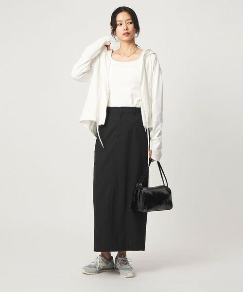 green label relaxing / グリーンレーベル リラクシング パーカー | 【WEB限定】＜at ease＞ドロスト カットソー パーカー  UVカット 接触冷感 遮熱 | 詳細10