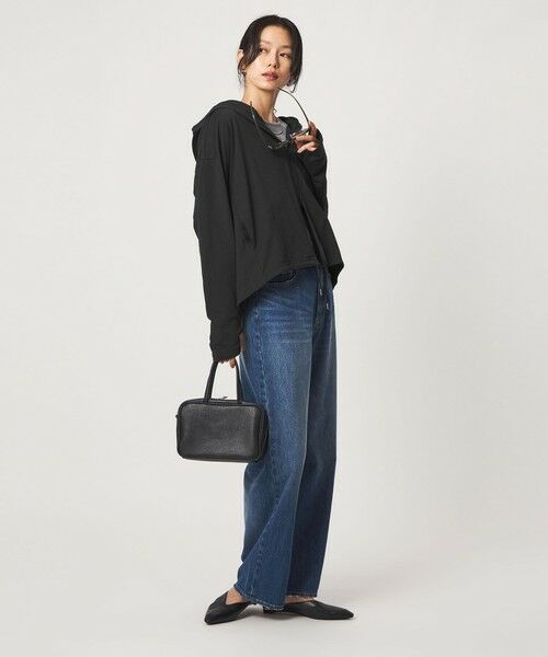 green label relaxing / グリーンレーベル リラクシング パーカー | 【WEB限定】＜at ease＞ドロスト カットソー パーカー  UVカット 接触冷感 遮熱 | 詳細16