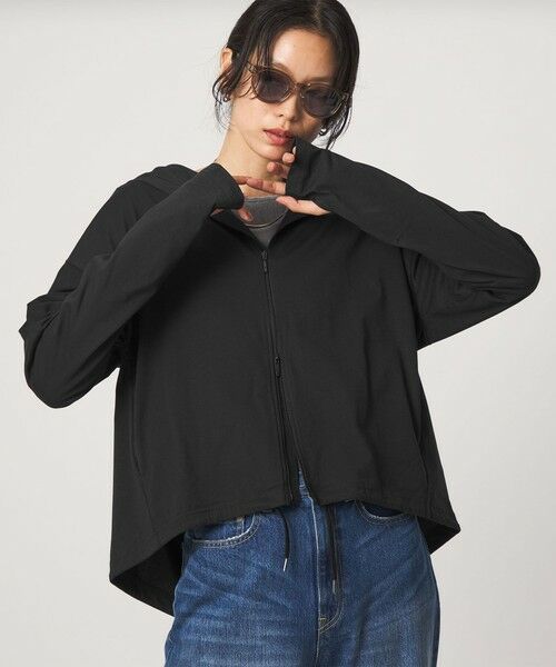 green label relaxing / グリーンレーベル リラクシング パーカー | 【WEB限定】＜at ease＞ドロスト カットソー パーカー  UVカット 接触冷感 遮熱 | 詳細19