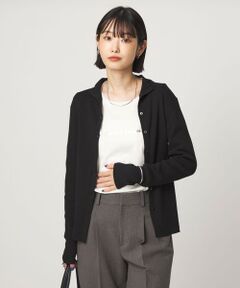 green label relaxing / グリーンレーベル リラクシング カーディガン・ボレロ | ＜1_OF MINE＞2WAYネック ニット カーディガン マシンウォッシャブル