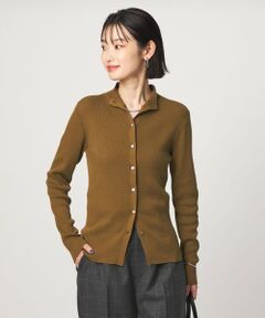 green label relaxing / グリーンレーベル リラクシング カーディガン・ボレロ | ＜1_OF MINE＞2WAYネック ニット カーディガン マシンウォッシャブル