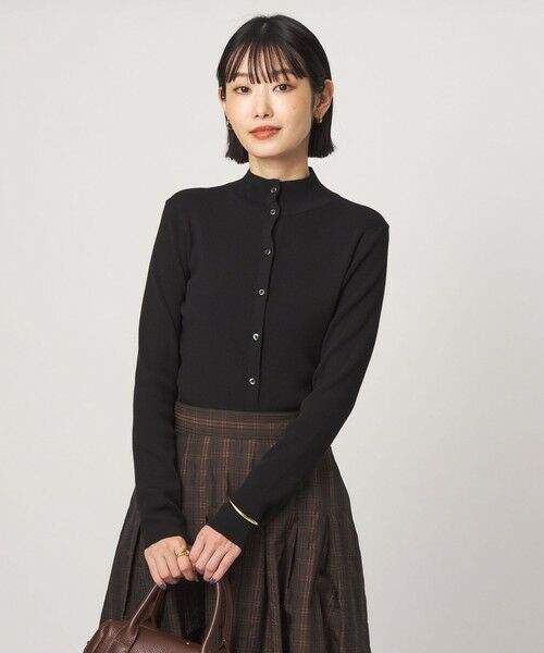 green label relaxing / グリーンレーベル リラクシング カーディガン・ボレロ | ＜1_OF MINE＞2WAYネック ニット カーディガン マシンウォッシャブル | 詳細8
