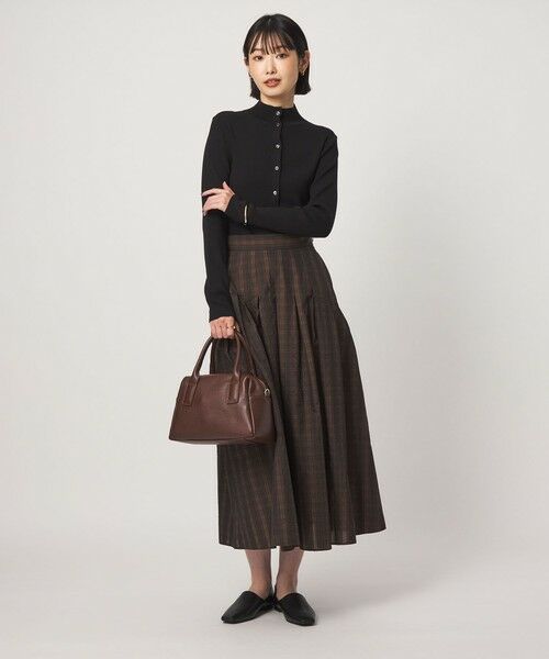 green label relaxing / グリーンレーベル リラクシング カーディガン・ボレロ | ＜1_OF MINE＞2WAYネック ニット カーディガン マシンウォッシャブル | 詳細10
