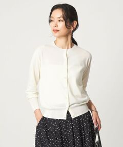green label relaxing / グリーンレーベル リラクシング カーディガン・ボレロ | ＜1_OF MINE＞クルーネック ニット カーディガン マシンウォッシャブル