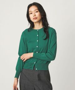 green label relaxing / グリーンレーベル リラクシング カーディガン・ボレロ | ＜1_OF MINE＞クルーネック ニット カーディガン マシンウォッシャブル