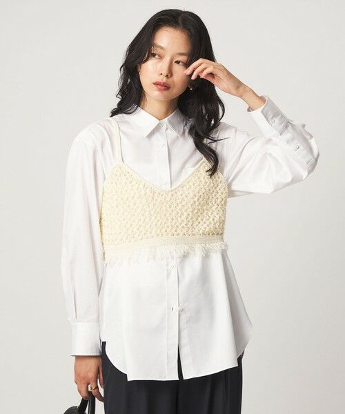 green label relaxing / グリーンレーベル リラクシング シャツ・ブラウス | ＜1_OF MINE＞シャツ（OFF WHITE）