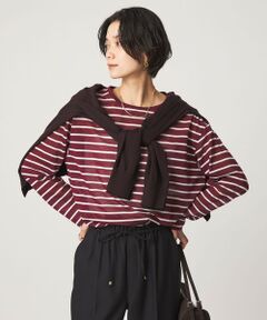 green label relaxing / グリーンレーベル リラクシング カットソー | シアー ロングスリーブ プルオーバー カットソー