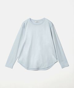 green label relaxing / グリーンレーベル リラクシング カットソー | ラウンドヘム スムース ロングスリーブ プルオーバー カットソー