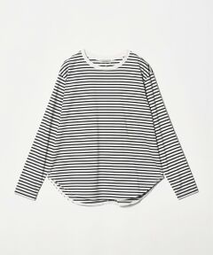 green label relaxing / グリーンレーベル リラクシング カットソー | ラウンドヘム スムース ロングスリーブ プルオーバー カットソー