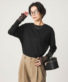 green label relaxing / グリーンレーベル リラクシング カットソー | ソデ チュール プルオーバー カットソー
