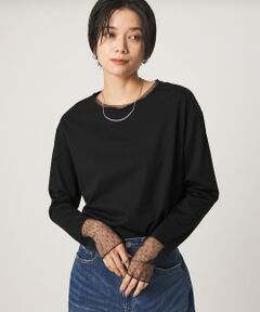 green label relaxing / グリーンレーベル リラクシング カットソー | ドット ソデ チュール プルオーバー カットソー