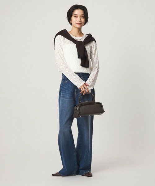 green label relaxing / グリーンレーベル リラクシング カットソー | 【WEB限定】＜at ease＞レース プルオーバー カットソー | 詳細4