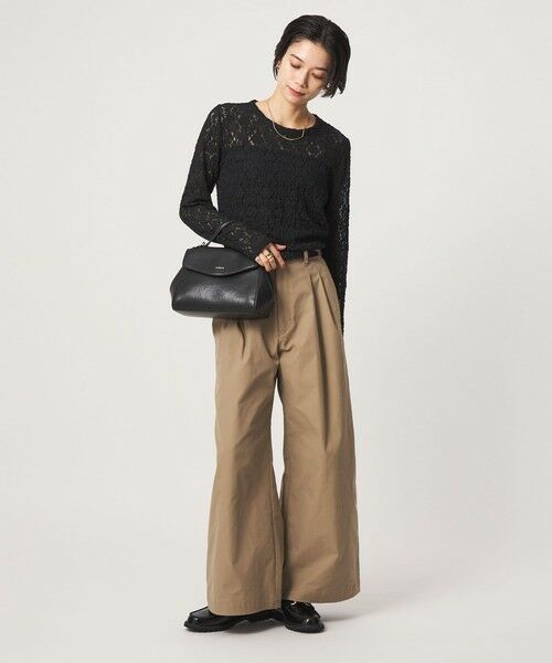 green label relaxing / グリーンレーベル リラクシング カットソー | 【WEB限定】＜at ease＞レース プルオーバー カットソー | 詳細11