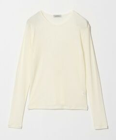 green label relaxing / グリーンレーベル リラクシング カットソー | チュール シアー クルーネック プルオーバー カットソー