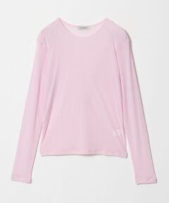 green label relaxing / グリーンレーベル リラクシング カットソー | チュール シアー クルーネック プルオーバー カットソー