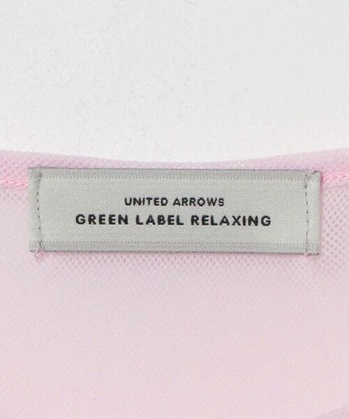green label relaxing / グリーンレーベル リラクシング カットソー | チュール シアー クルーネック プルオーバー カットソー | 詳細9