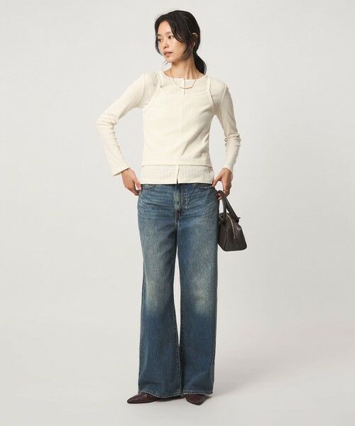 green label relaxing / グリーンレーベル リラクシング カットソー | 【別注】＜Healthknit＞レイヤード プルオーバーカットソー | 詳細3