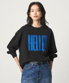 green label relaxing / グリーンレーベル リラクシング カットソー | 【別注】＜OAFISH＞ プリント ロングスリーブ Tシャツ