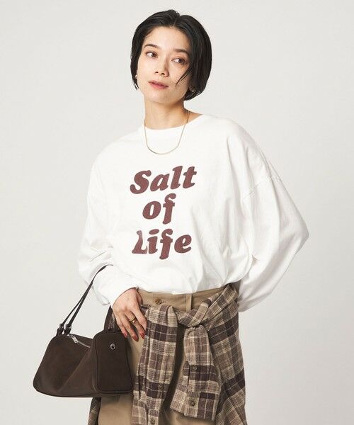 green label relaxing / グリーンレーベル リラクシング カットソー | 【別注】＜OAFISH＞ プリント ロングスリーブ Tシャツ | 詳細1
