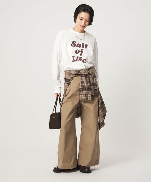green label relaxing / グリーンレーベル リラクシング カットソー | 【別注】＜OAFISH＞ プリント ロングスリーブ Tシャツ | 詳細3