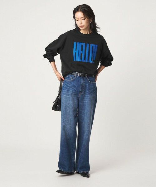 green label relaxing / グリーンレーベル リラクシング カットソー | 【別注】＜OAFISH＞ プリント ロングスリーブ Tシャツ | 詳細7