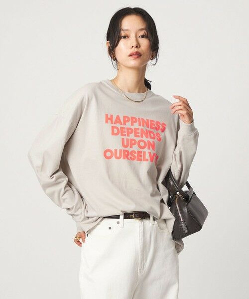 green label relaxing / グリーンレーベル リラクシング カットソー | 【別注】＜OAFISH＞ プリント ロングスリーブ Tシャツ | 詳細10