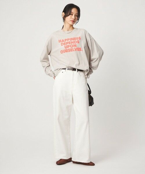 green label relaxing / グリーンレーベル リラクシング カットソー | 【別注】＜OAFISH＞ プリント ロングスリーブ Tシャツ | 詳細13
