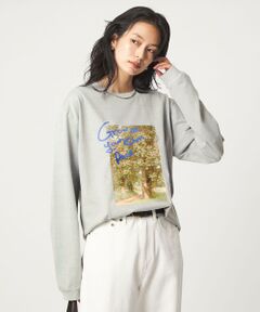 green label relaxing / グリーンレーベル リラクシング カットソー | 【別注】＜Various Timeless Arts＞プリント ロングスリーブTシャツ
