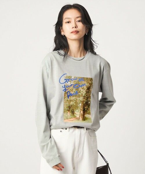 green label relaxing / グリーンレーベル リラクシング カットソー | 【別注】＜Various Timeless Arts＞プリント ロングスリーブTシャツ | 詳細8