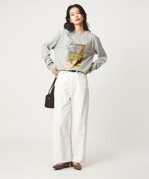 green label relaxing / グリーンレーベル リラクシング カットソー | 【別注】＜Various Timeless Arts＞プリント ロングスリーブTシャツ | 詳細10