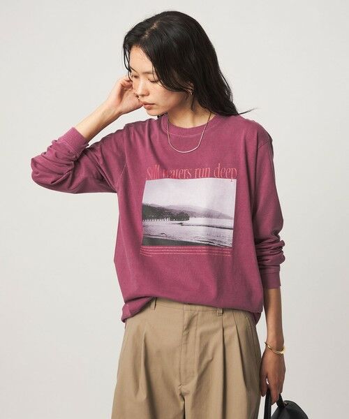 green label relaxing / グリーンレーベル リラクシング カットソー | 【別注】＜Various Timeless Arts＞プリント ロングスリーブTシャツ | 詳細25