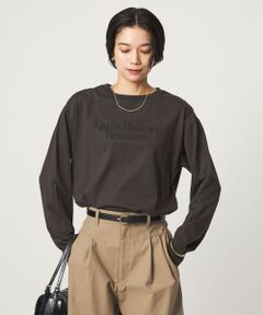 green label relaxing / グリーンレーベル リラクシング カットソー | ロゴ ロングスリーブ Tシャツ