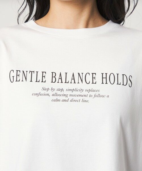 green label relaxing / グリーンレーベル リラクシング カットソー | ロゴ ロングスリーブ Tシャツ | 詳細13
