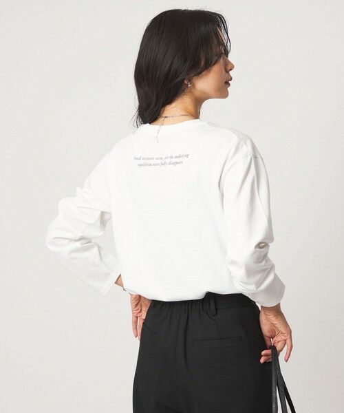 green label relaxing / グリーンレーベル リラクシング カットソー | ロゴ ロングスリーブ Tシャツ | 詳細5