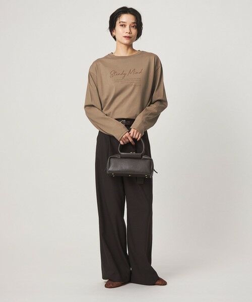 green label relaxing / グリーンレーベル リラクシング カットソー | ロゴ ロングスリーブ Tシャツ | 詳細25