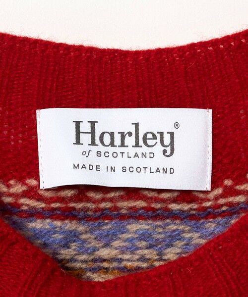 green label relaxing / グリーンレーベル リラクシング ニット・セーター | 【別注】＜Harley of Scotland＞ノルディック プルオーバー ニット | 詳細23