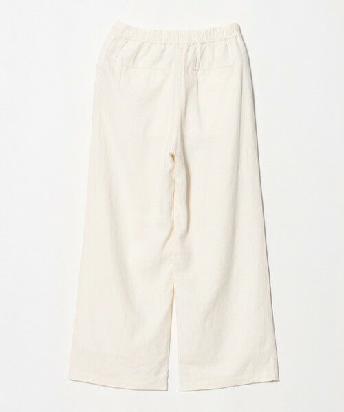 green label relaxing / グリーンレーベル リラクシング その他パンツ | BREEZE LINEN ブリーズリネン ワイド パンツ 3 オフホワイト | 詳細10