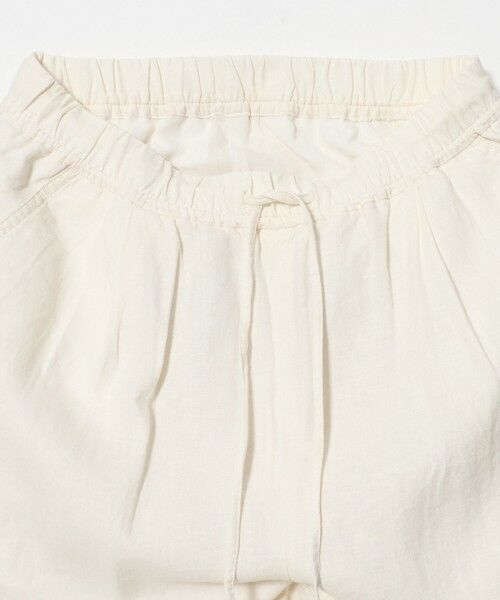 green label relaxing / グリーンレーベル リラクシング その他パンツ | BREEZE LINEN ブリーズリネン ワイド パンツ 3 オフホワイト | 詳細14