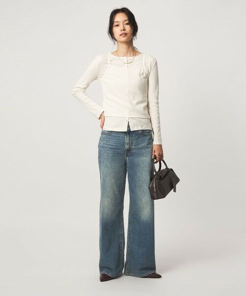 green label relaxing / グリーンレーベル リラクシング デニムパンツ | ＜Levi's(R)＞RIB CAGE ワイド デニムパンツ | 詳細3