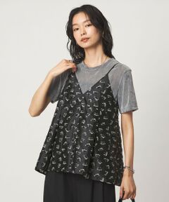 green label relaxing / グリーンレーベル リラクシング キャミソール・チューブトップ | ジャガード キャミソール