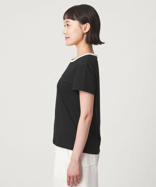 green label relaxing / グリーンレーベル リラクシング Tシャツ | ＜To b. by agnes b.コラボ＞ロゴ リンガー Tシャツ | 詳細6