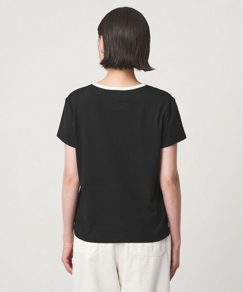 green label relaxing / グリーンレーベル リラクシング Tシャツ | ＜To b. by agnes b.コラボ＞ロゴ リンガー Tシャツ | 詳細7