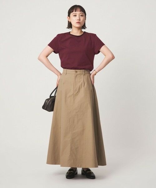 green label relaxing / グリーンレーベル リラクシング Tシャツ | ＜To b. by agnes b.コラボ＞ロゴ リンガー Tシャツ | 詳細18