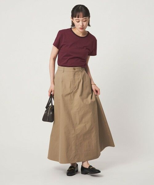 green label relaxing / グリーンレーベル リラクシング Tシャツ | ＜To b. by agnes b.コラボ＞ロゴ リンガー Tシャツ | 詳細19