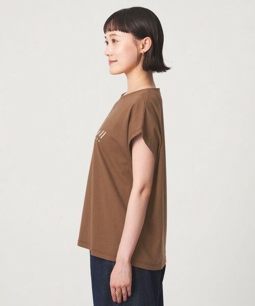 green label relaxing / グリーンレーベル リラクシング Tシャツ | ＜To b. by agnes b.コラボ＞ロゴ フレンチスリーブ Tシャツ | 詳細16