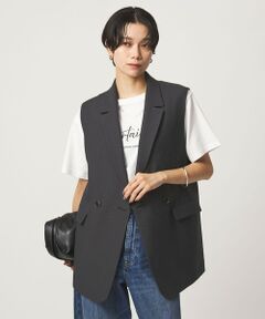 green label relaxing / グリーンレーベル リラクシング ベスト | ツイードライク ジレ マシンウォッシャブル 帯電防止