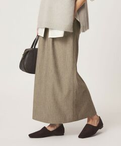 green label relaxing / グリーンレーベル リラクシング ロング・マキシ丈スカート | ［size SHORTあり］ツイードライク スカート マシンウォッシャブル 帯電防止