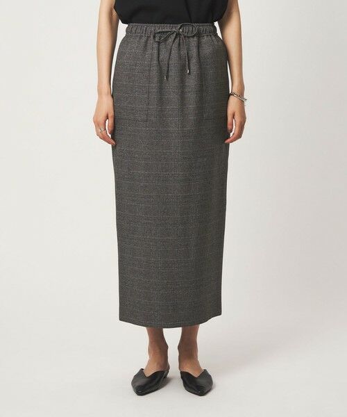 green label relaxing / グリーンレーベル リラクシング ロング・マキシ丈スカート | ［size SHORTあり］ツイードライク スカート マシンウォッシャブル 帯電防止 | 詳細23