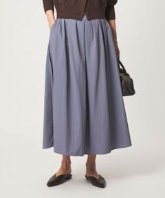 green label relaxing / グリーンレーベル リラクシング ロング・マキシ丈スカート | ナイロン タック フレア スカート